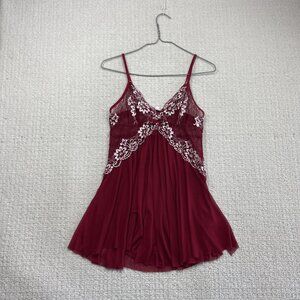 Y2K Avidlove Lingerie Women Size M Lace Babydoll Boudoir Sexy Bloody Valentine